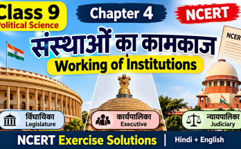 Class 9 Political Science – Chapter 4 Working of Institutions
