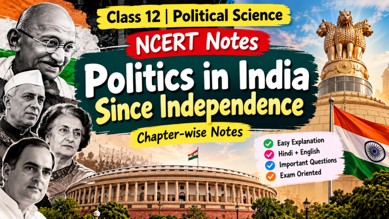 Recent Developments in Indian Politics